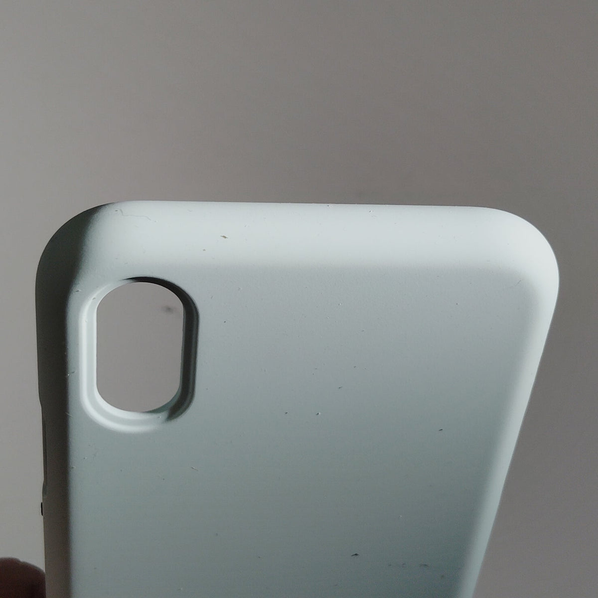 JASBON Mint Green Liquid Silicone Case For iPhone X/XS w/ Screen Protector