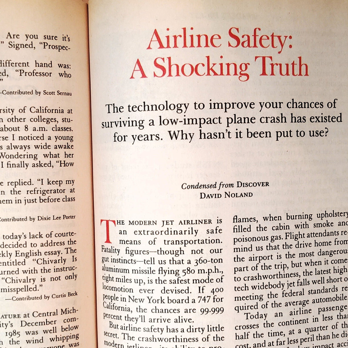 Reader's Digest January 1987 Vintage Magazine - Can Cocaine Conquer America?