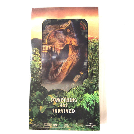 The Lost World Jurassic Park VHS 1997 Steven Spielberg Adventure, Hologram Cover
