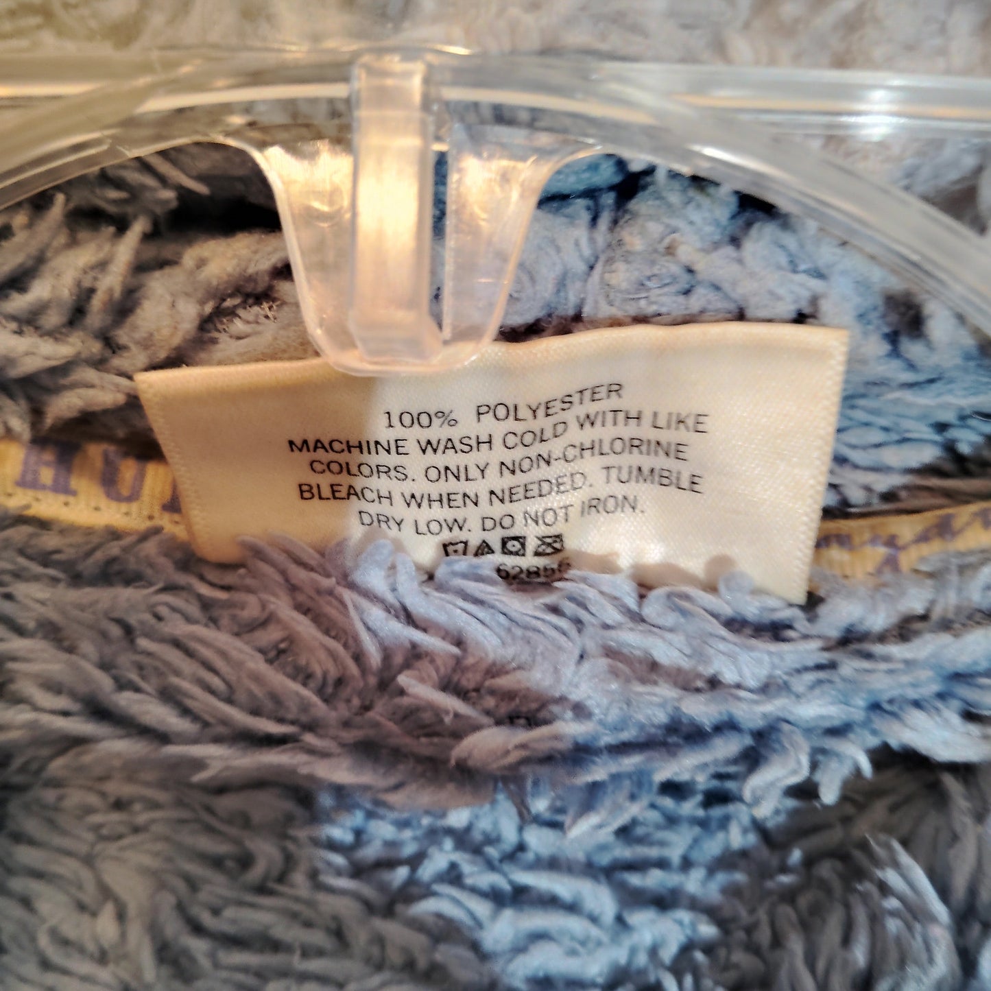 HUE Blue Sherpa Lined Wrap Jacket Women's L/XL Cozy Winter Cardigan