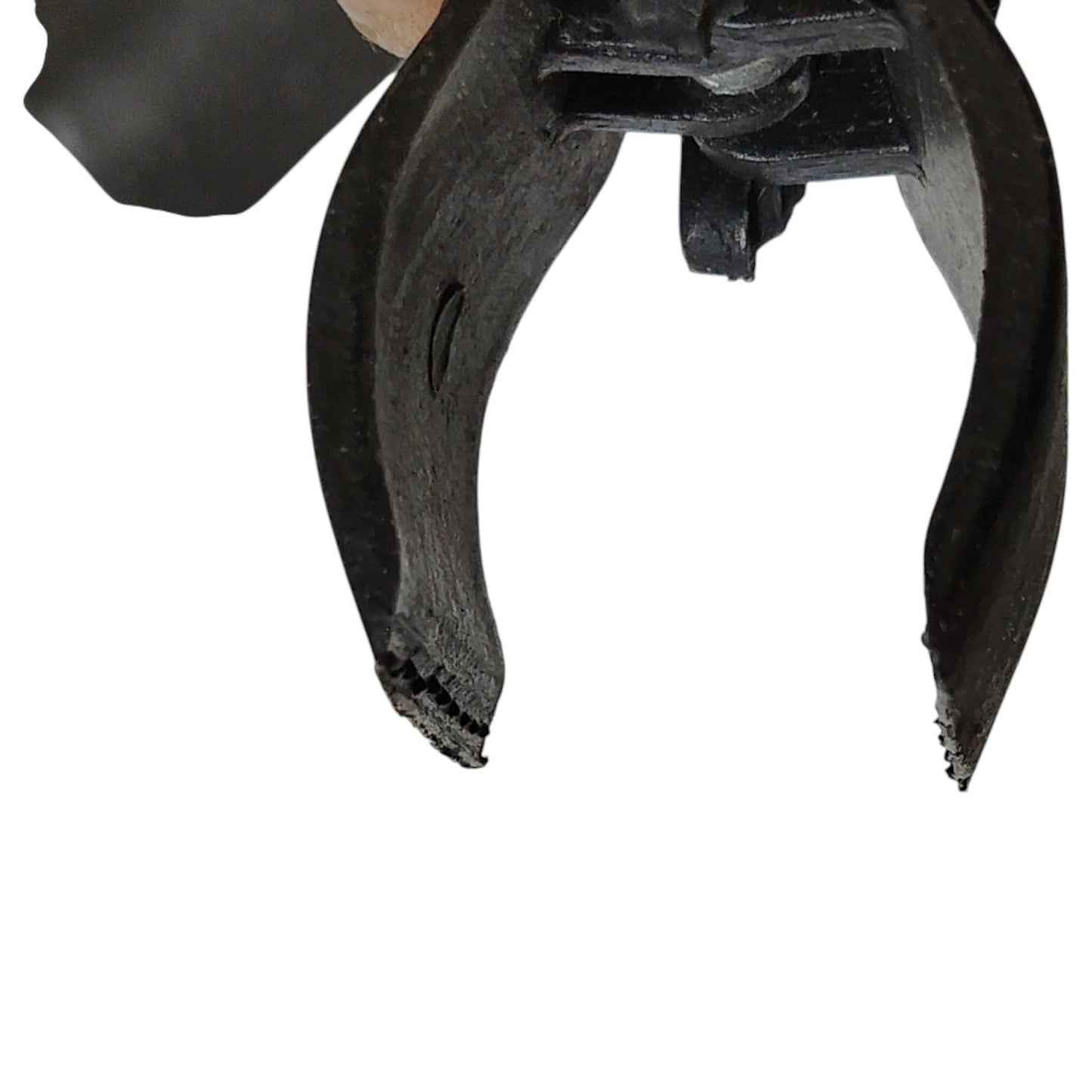 3pcs Heavy-Duty Black Plastic Adapter Clips – Pegboard Hook Compatible, Strong Grip, 1¾" x 3.75"