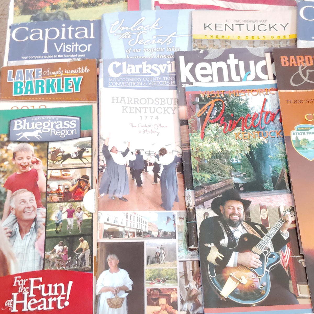 2007 KY TN Travel Ephemera Lot - Kentucky & Tennessee Guides & Brochures