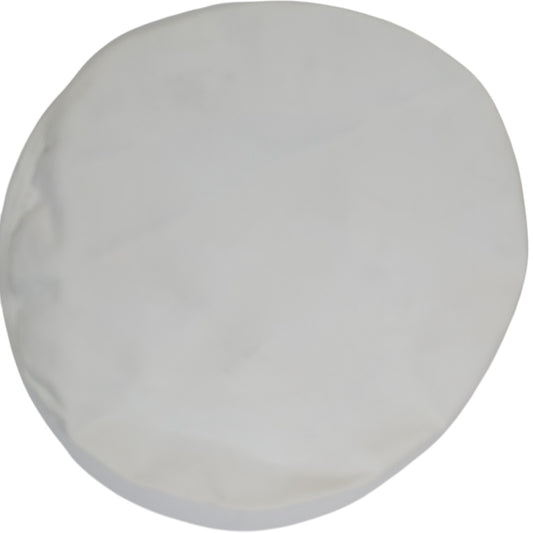 White Service Cap Crown – Type I, Sz 7-1/4, Poly Twill, Sam Bonk Uniform Cap Co.