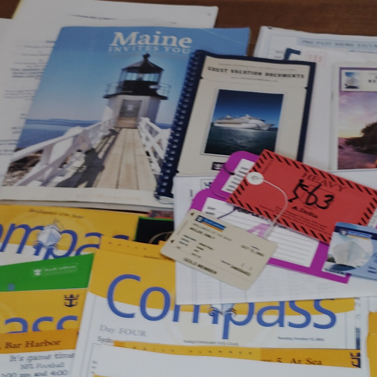 Royal Caribbean 2002 Canada & New England Cruise Ephemera Brilliance of the Seas