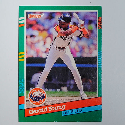 1991 Donruss #689 Gerald Young Houston Astros Outfielder - VG/EX