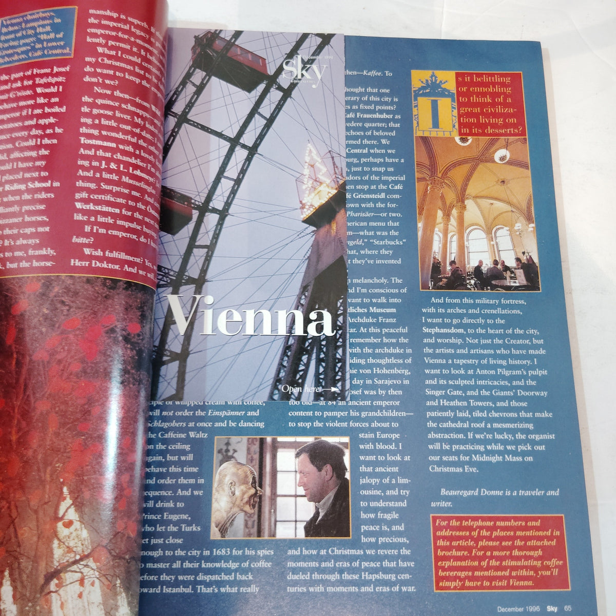 Delta Sky Magazine - December 1996 - Skiing Utah In-Flight Publication