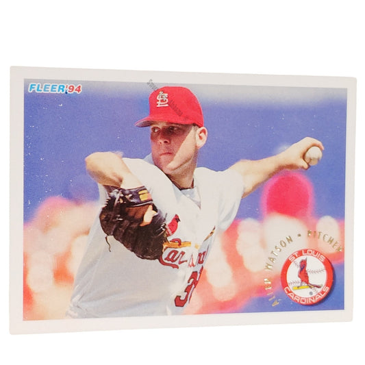 Allen Watson, St. Louis Cardinals, #648, 1994 Fleer Baseball Collector's Card