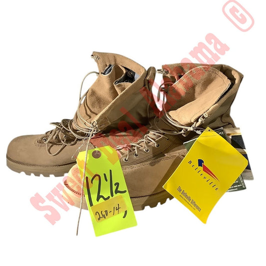 Men's Military Gortex Belleville Boots, Size 12.5, Cordura w/ Vibram Soles, NWT