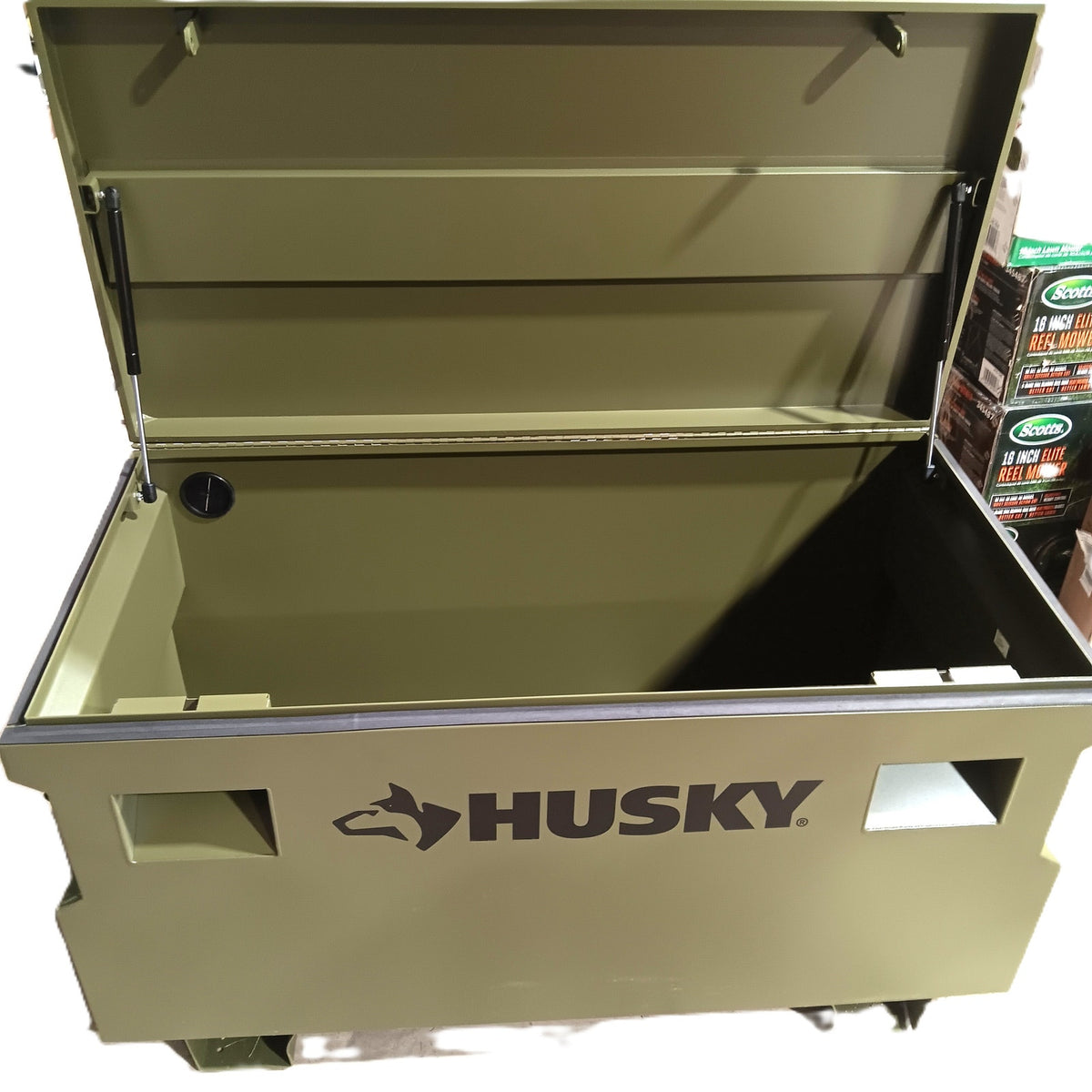 LOCAL PICKUP ONLY - Husky 48" Matte Army Green Steel Jobsite Box LOCAL PICKUP