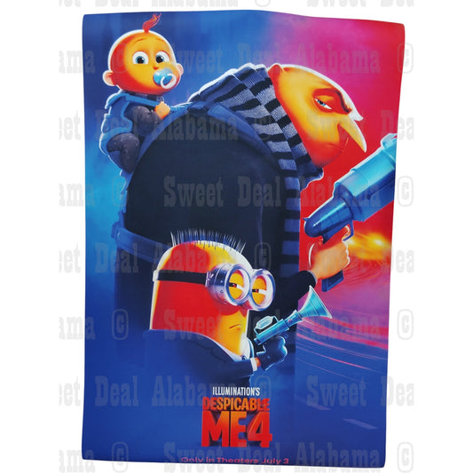 Despicable Me 4 – 16” x 24” Canvas Print of Movie Poster – Unframed
