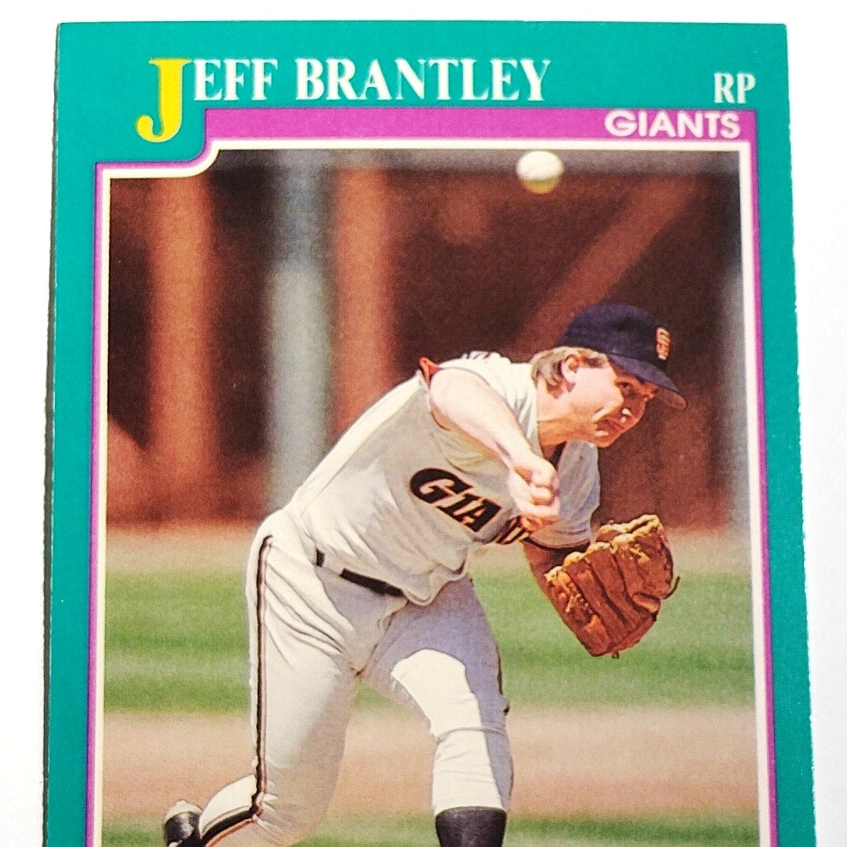 1991 Score Jeff Brantley #160 San Francisco Giants Pitcher MLB Baseball Card NM
