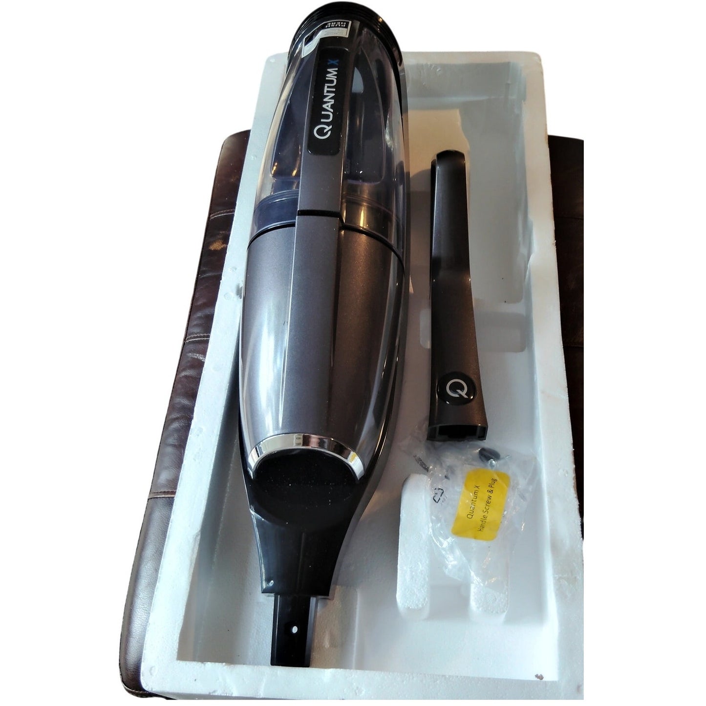 Quantum X QX‑8002 PH Wet/Dry Vacuum Body Motor, Basin, Handle w/HW, Micro Insert