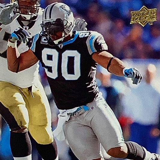 Julius Peppers, Carolina Panthers, NFL Upper Deck 2009 Card 34, EX/NM
