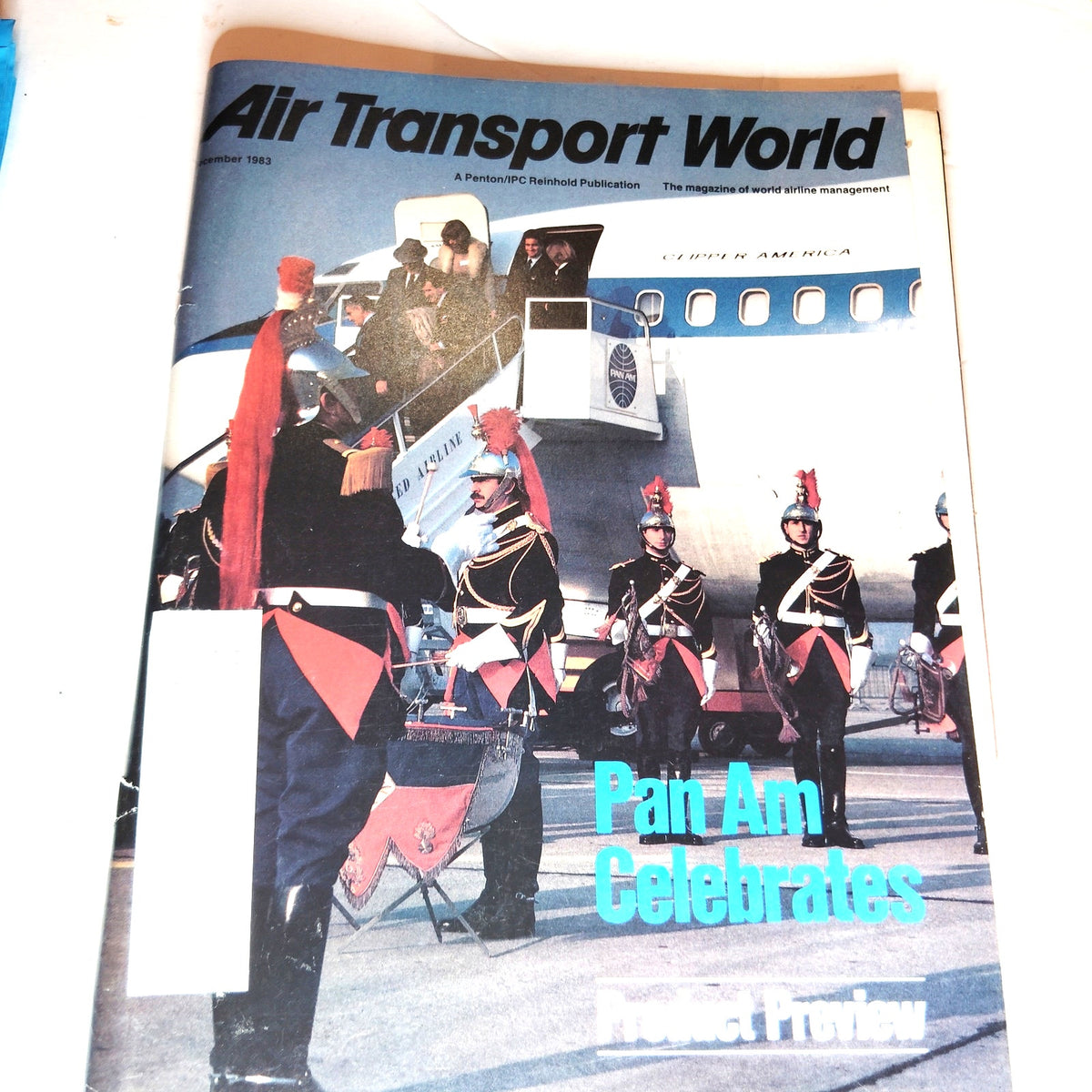 Air Transport World Magazine Dec 1983 - Pan Am Celebrates - Vintage Aviation