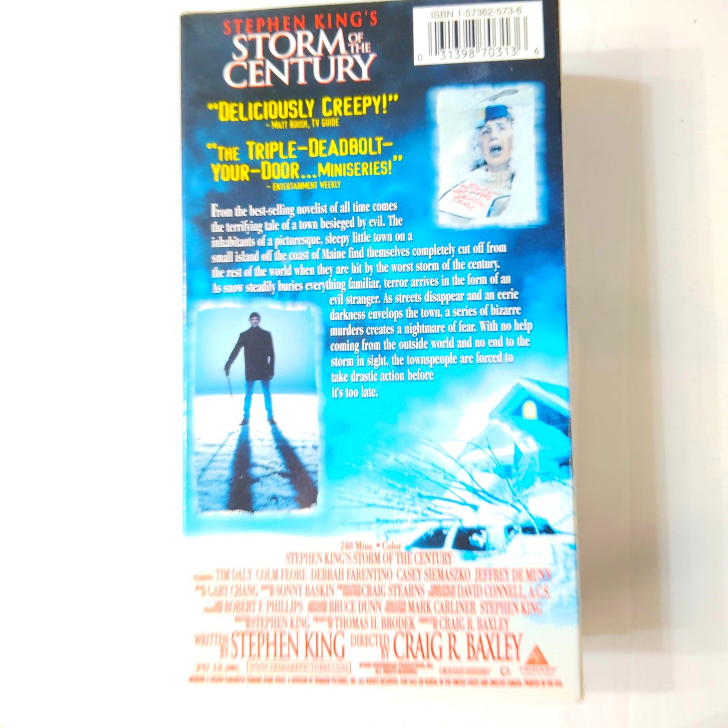 Storm of the Century VHS Tapes (2) 1999 Stephen King Miniseries