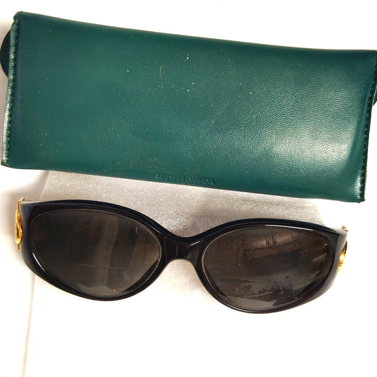 VTG Tura MOD‑951 EBO Oversized Black Cat‑Eye Sunglass Frames 55‑16 130mm