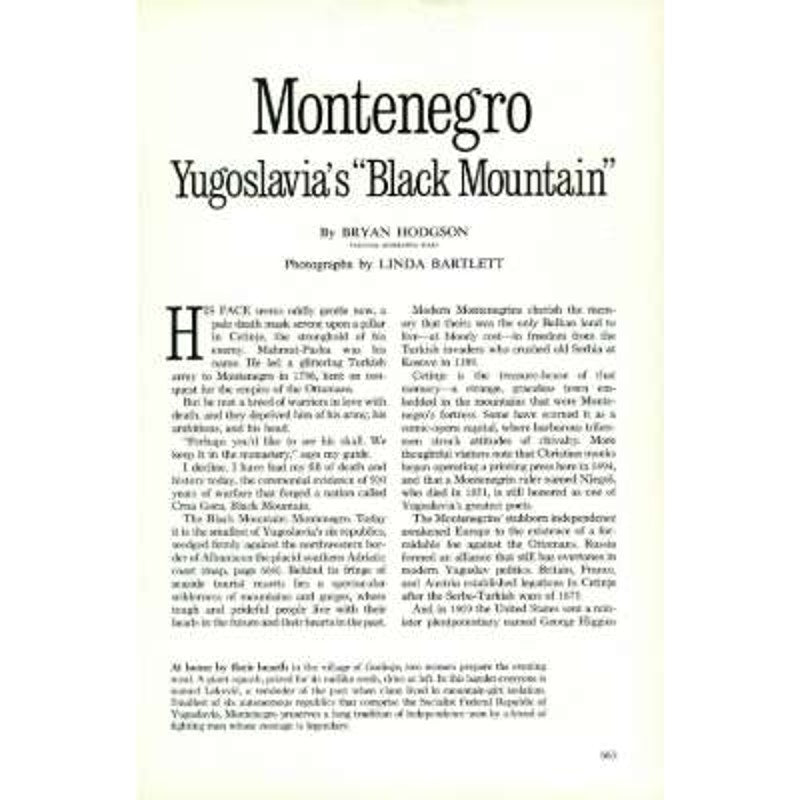 National Geographic Magazine NOV 1977, Kauai, Brazil, Europe, Montenegro, Eskimo