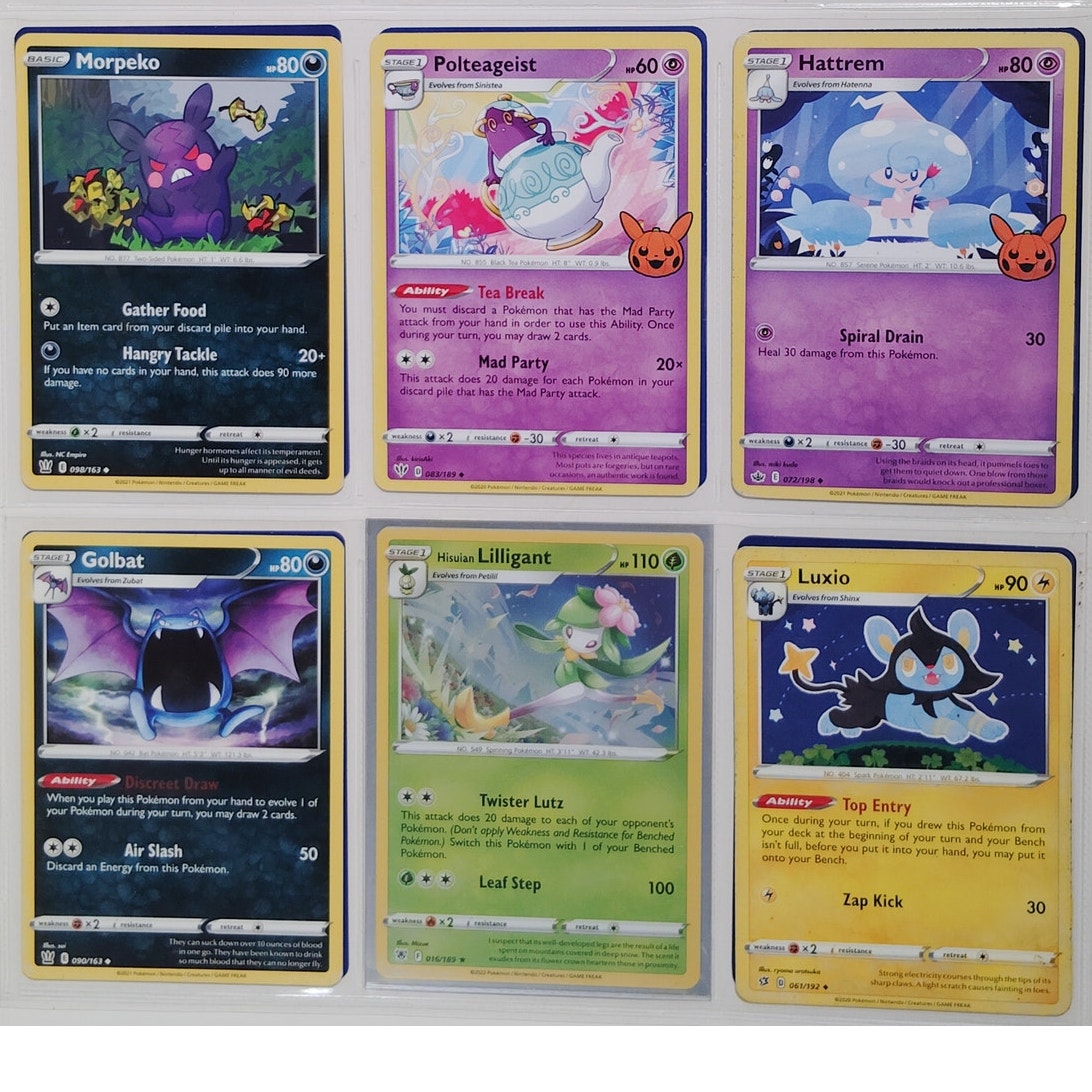 18 Random Pokémon Cards Pictured, Actual Photos Provided