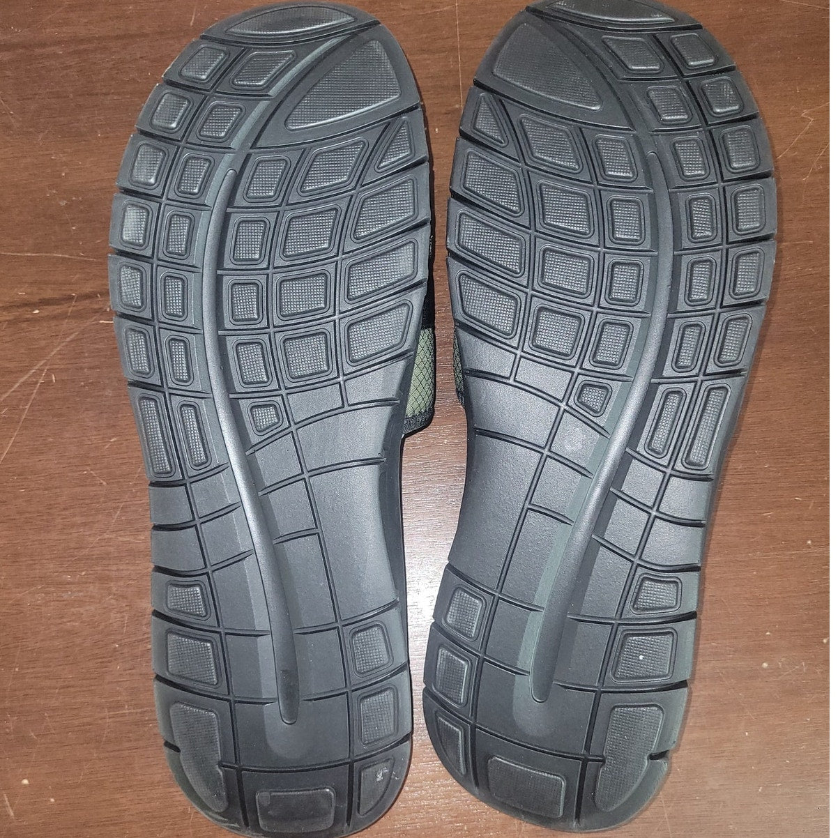 BASS OUTDOOR Men’s TOPO Utility Sandal Boat Shoe – Deep Lichen Green, Size 11.5