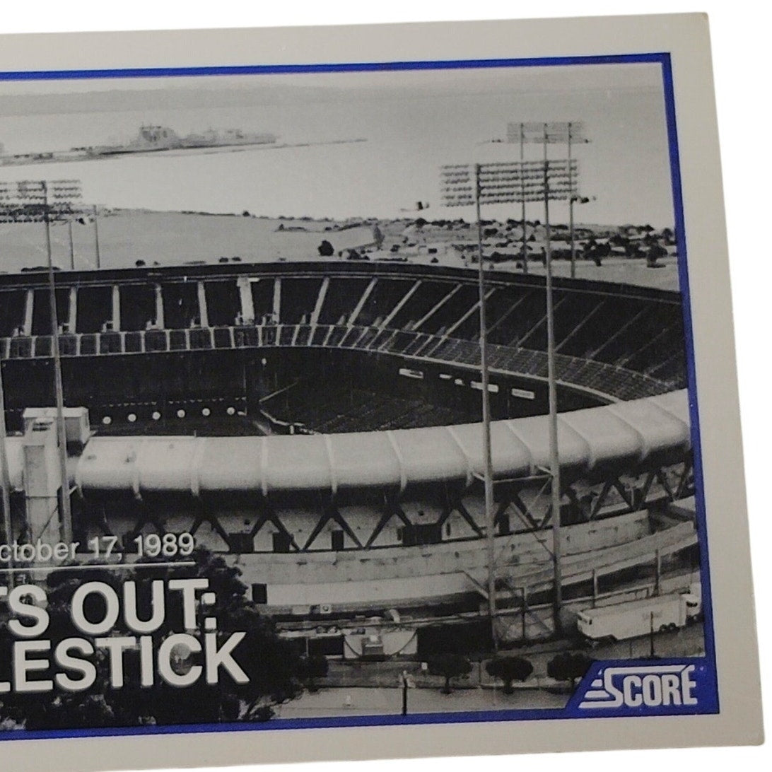 1990 Score Lights Out Candlestick 701 San Francisco Giants Earthquake Tribute NM