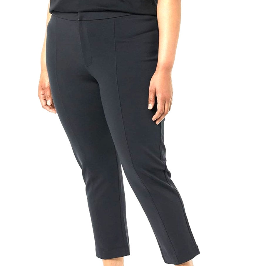 Ponte Knit Slim Pants, Size 6X (55.8-57.8" Waist & 65-67" Hips) NWT, Charcoal