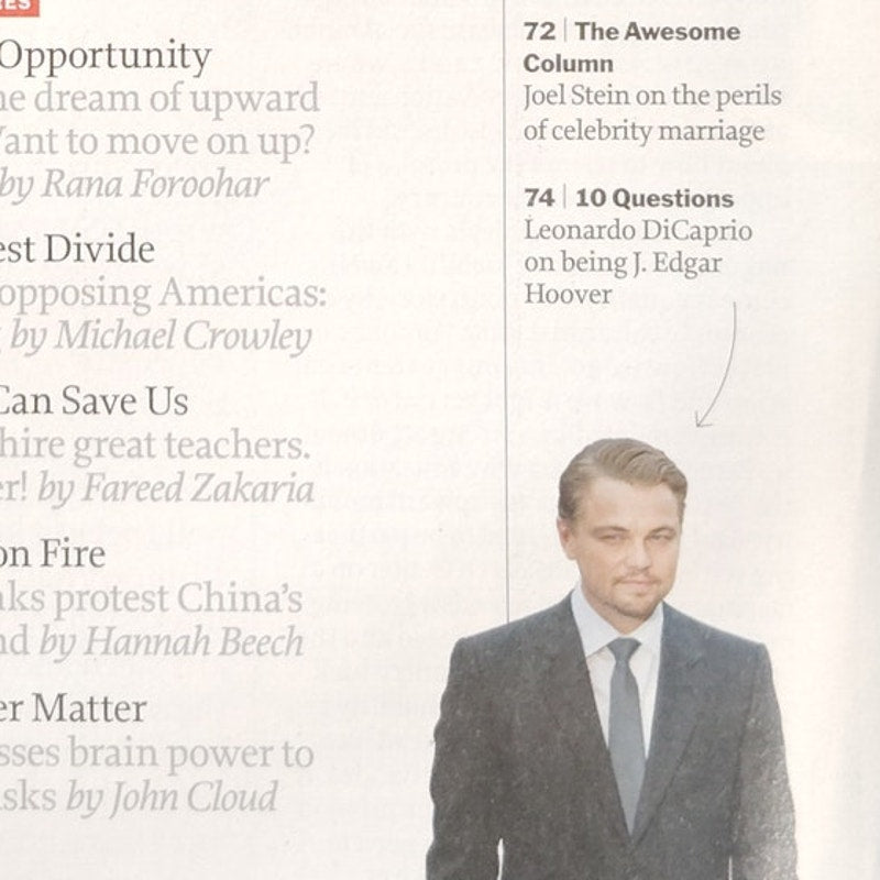 TIME Magazine November 14 2011 Can You Still Move Up in America?, Stephen King