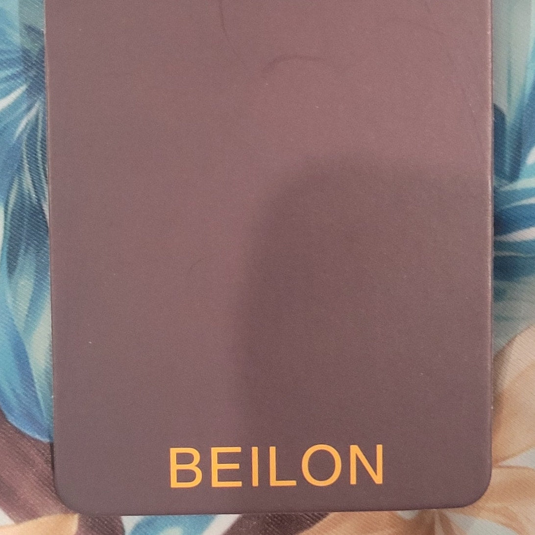 BEILON One Shoulder, Tummy Control Modest Full Coverage Keyhole, Tropical, XL