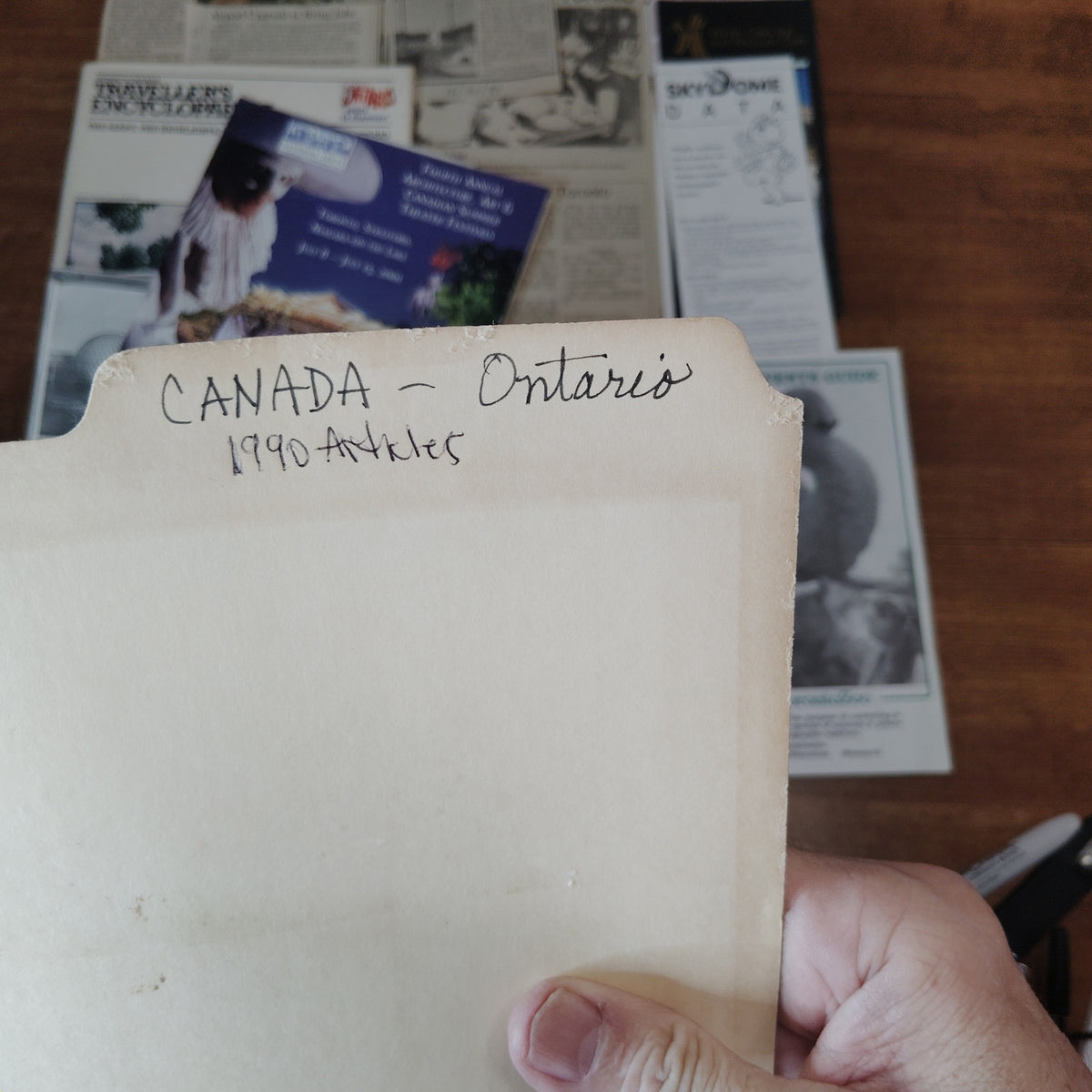 Canada 1990s Toronto Ontario Travel Ephemera Collection - Brochures, News & Maps