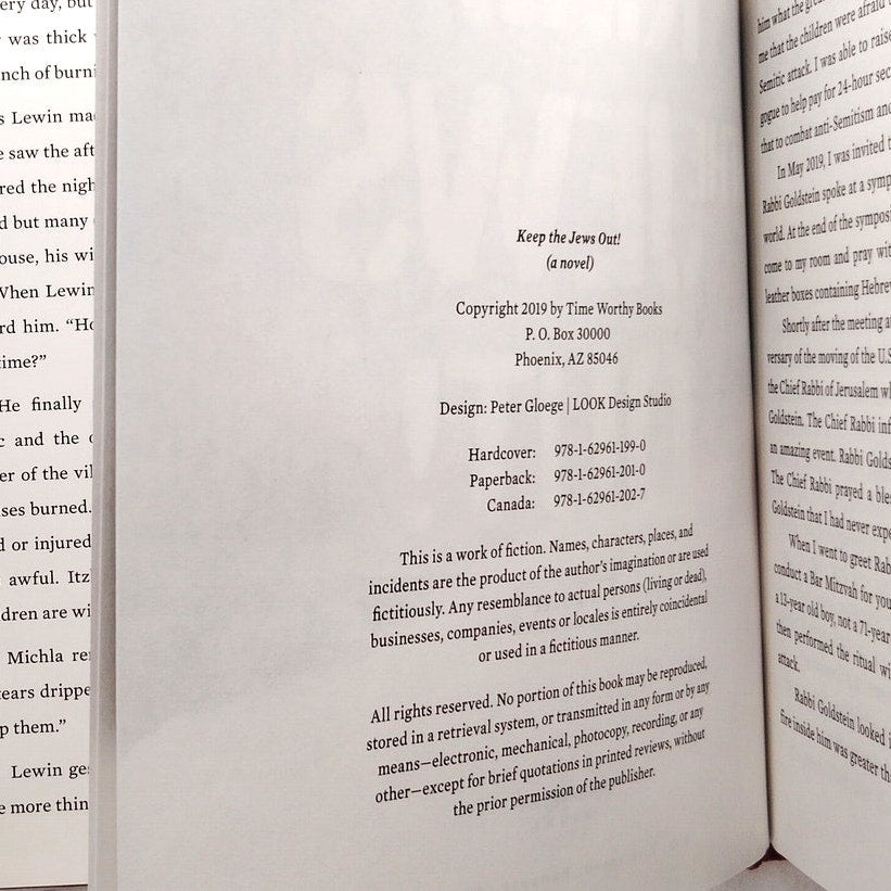 Keep the Jews Out  Historical Study of Discrimination Signed Hardcover Like New