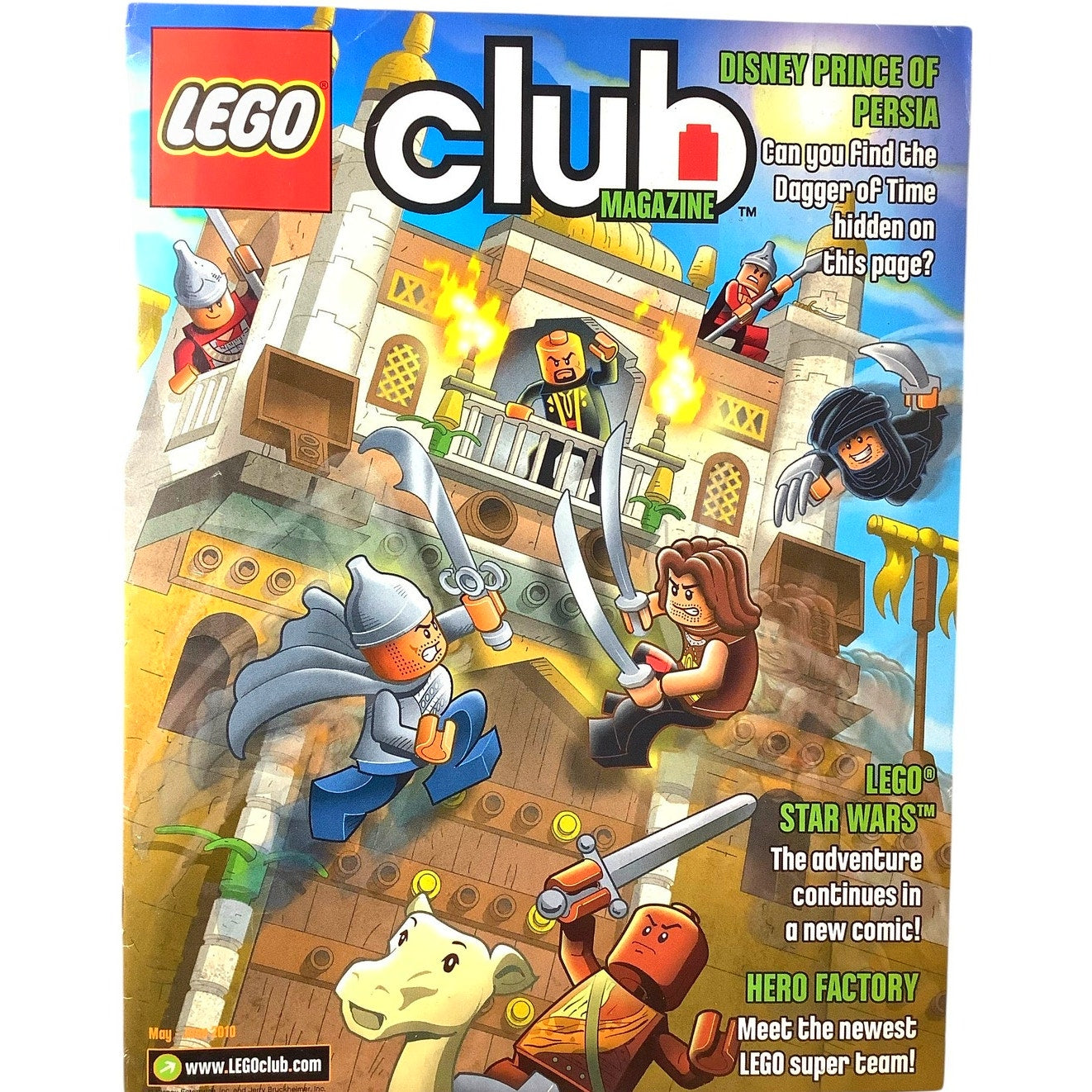 5 x Back Issues Lego Club Magazines, 5  issues from 2010-2014 Pictured