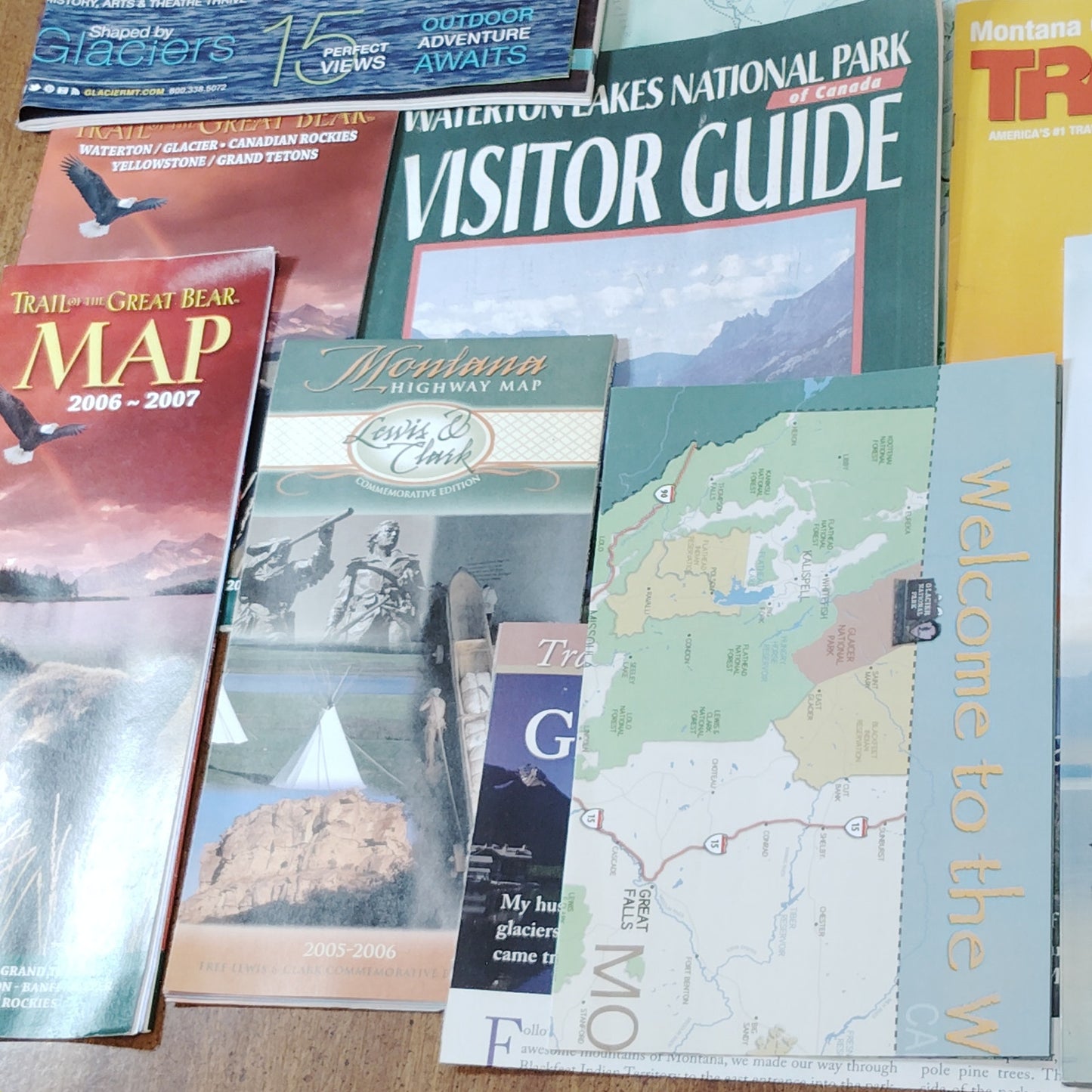 Montana & Glacier National Park Travel Ephemera Lot 2006-2010 Memorabilia