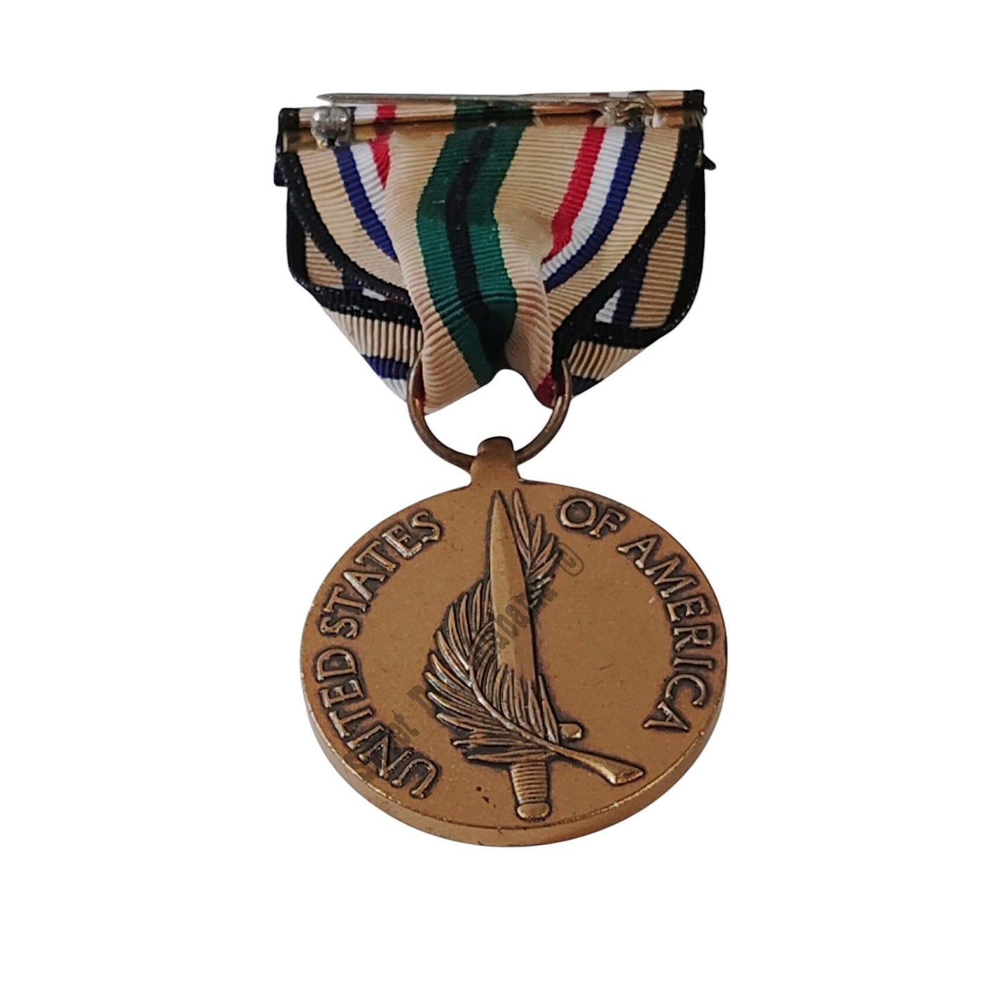 Southwest Asia Service Medal Pinback, 1-1/4"D x 3"H Overall