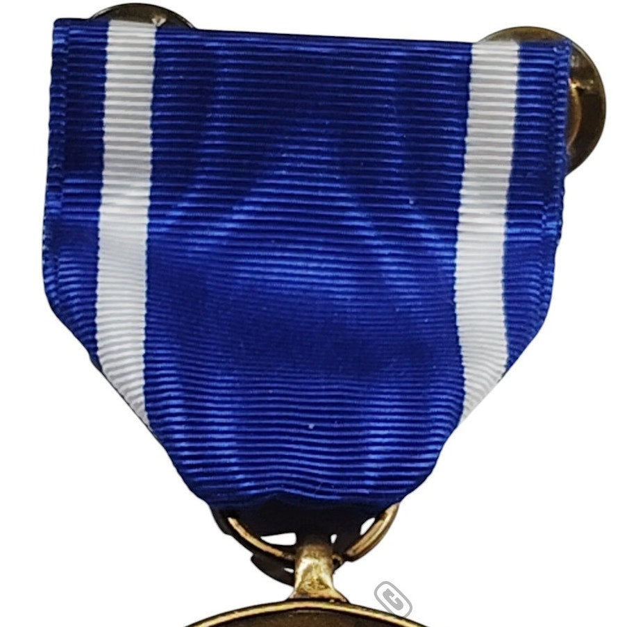 NATO Support Service Medal w/ Clutchback Pins, 1-3/8"D Medal x 3-1/8"H Overall