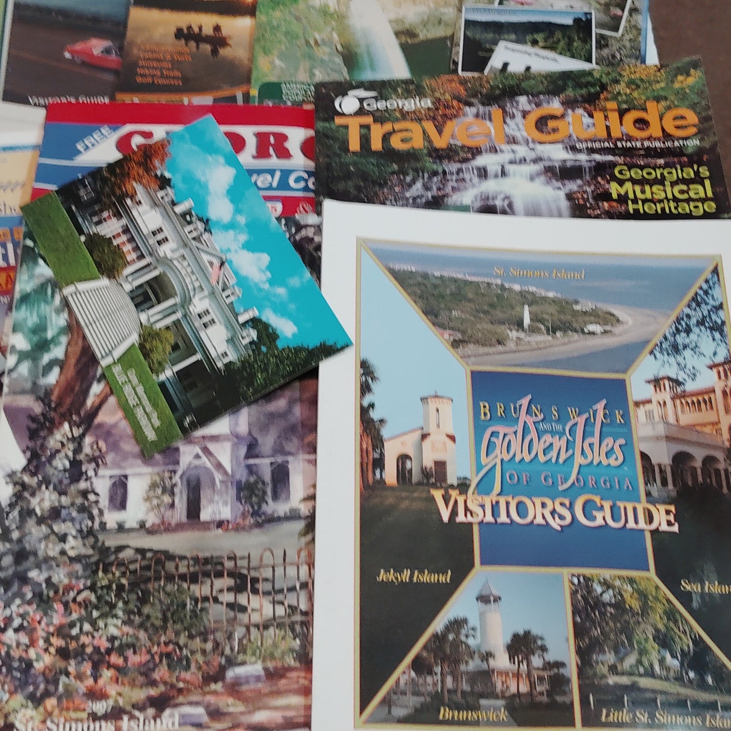 2007 Georgia North Carolina Mississippi Ephemera - Maps, Postcards, Brochures