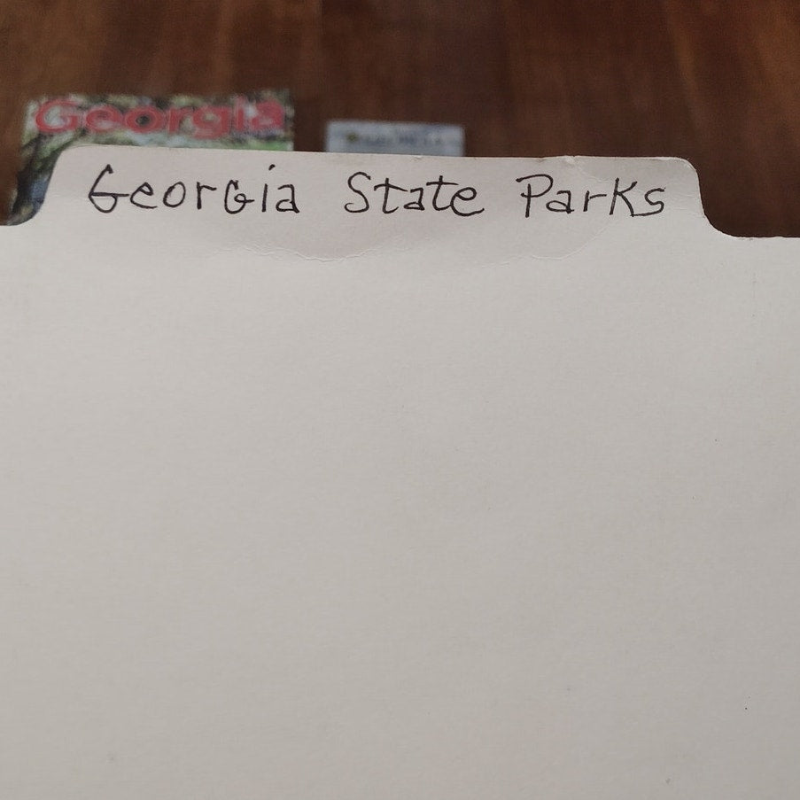 Vintage Georgia State Parks & Travel Ephemera Lot - Guides, Maps, Brochures
