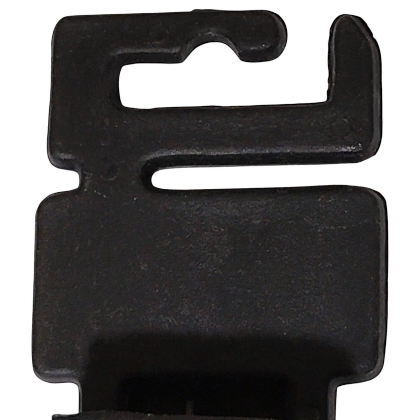 3pcs Heavy-Duty Black Plastic Adapter Clips – Pegboard Hook Compatible, Strong Grip, 1¾" x 3.75"