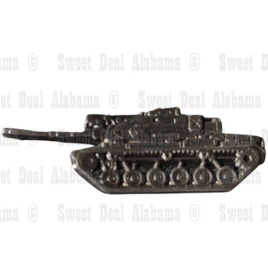 M60 A1 Tank Vehicle, Collector's Hat, Lapel, Brooch Pin 1-1/4"W x 3/8"H