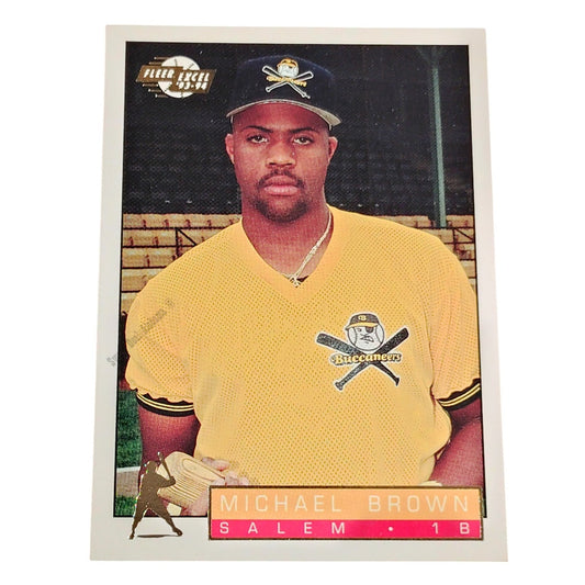 Michael Brown, Salem Buccaneers, No. 251,  93-94 Fleer Excel Minor Leagues