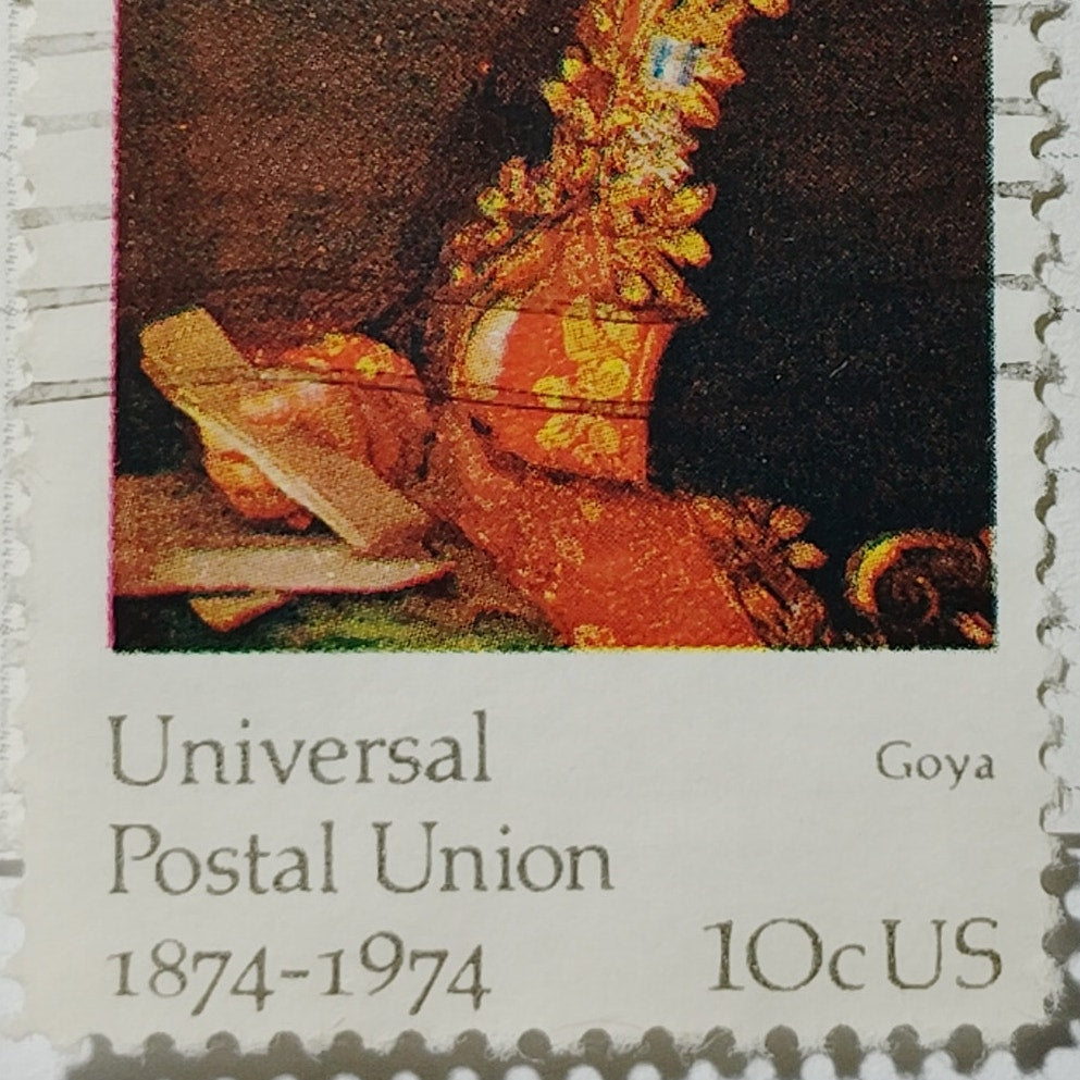 1974 US Postage Stamp Scott #1537 10c Francisco Goya Antonio Noriega Canceled