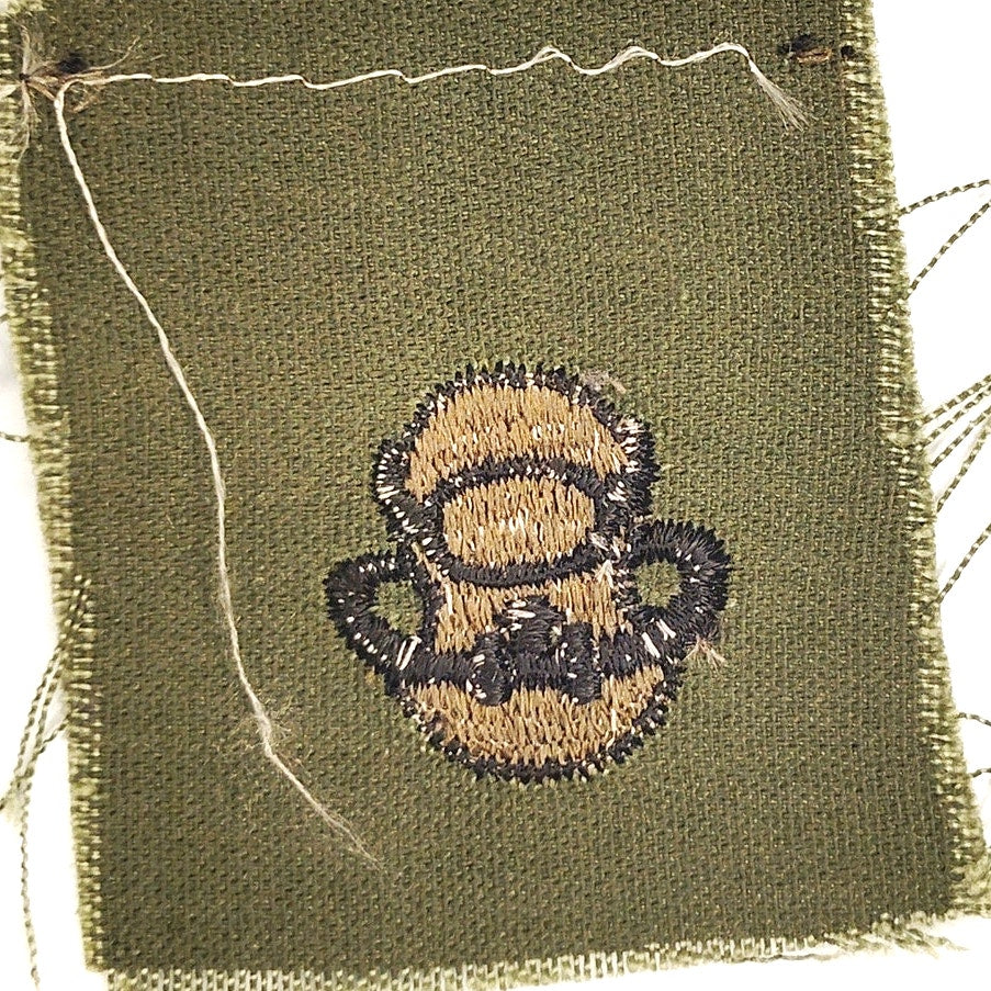 VTG US Army Scuba Diver Qualification Patch Subdued ODG Twill Sew‑On 2‑1/4" × 2"
