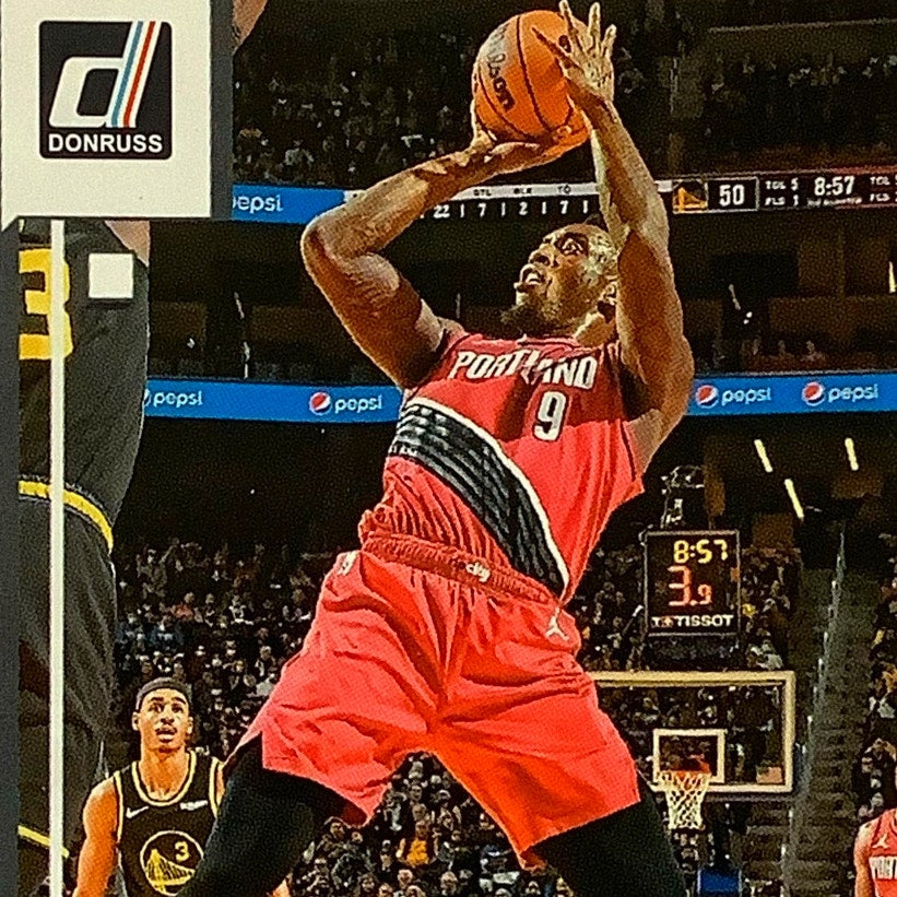 Nassir Little - Portland Trail Blazers, Card #188, 2022-23 NBA Panini-Donruss