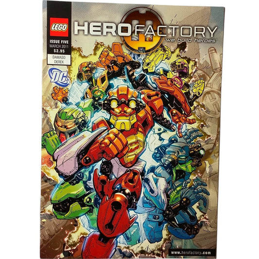 Hero Factory #5, Lego, March 2011, DC Comics, NM 9.4