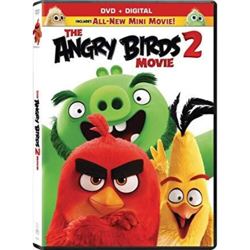 The Angry Birds Movie 2 DVD 2019 Animated Comedy  Sony Pictures Family Adventure