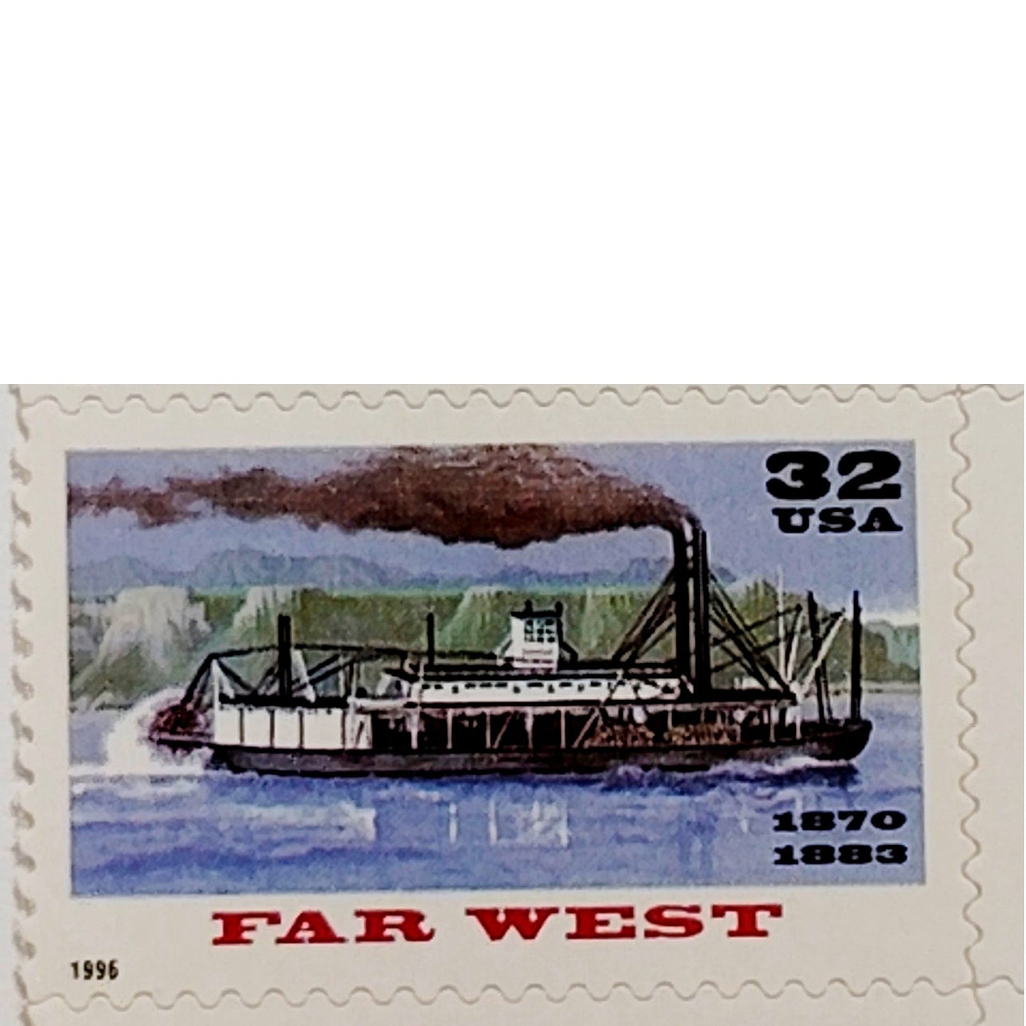 1996 Riverboats Strip of 5 MNH – Scott 3060–3064 Steamboats Series, V11111
