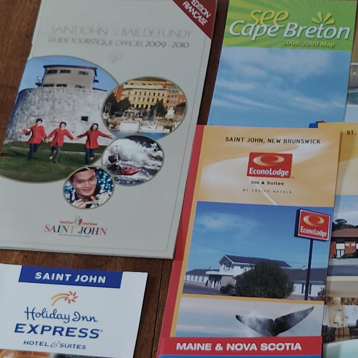 Canada 2001 & 2009 Ephemera Lot: Nova Scotia, New Brunswick, PEI Souvenirs
