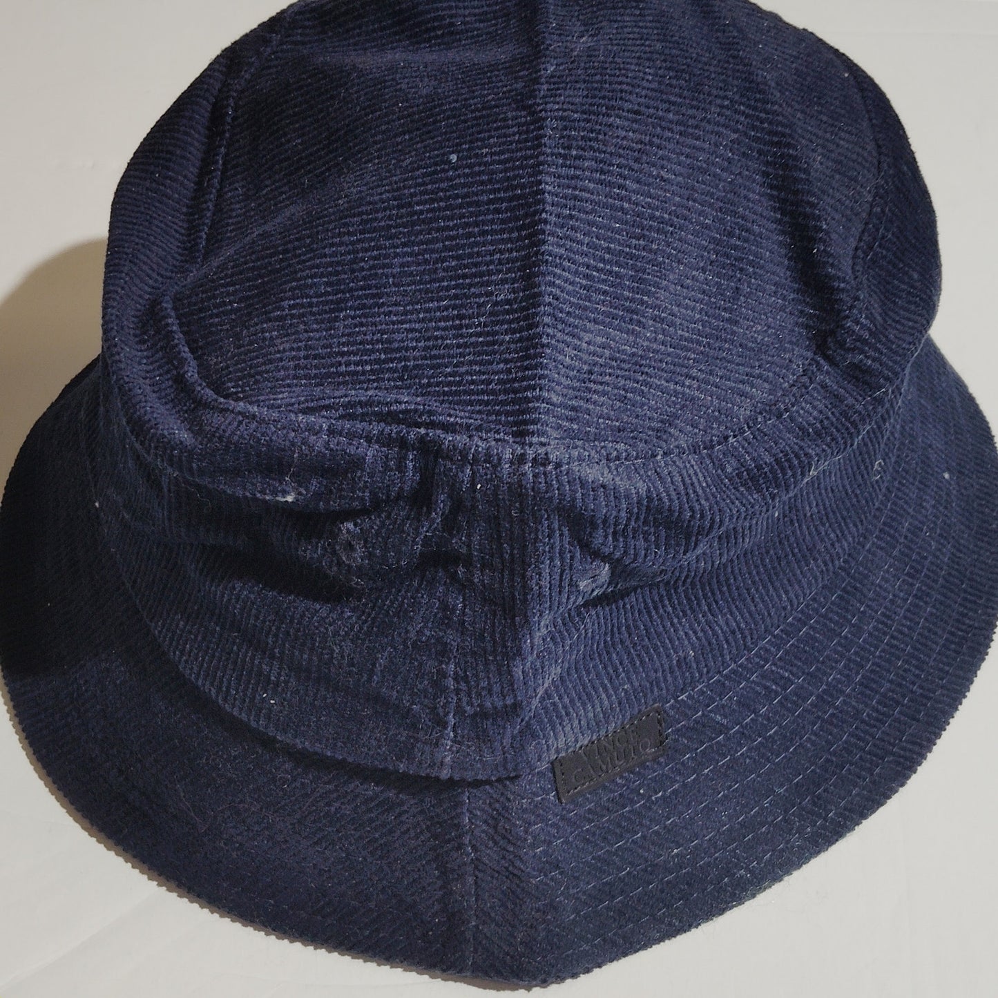 Vince Camuto Corduroy Bucket Hat, Navy Blue, OSFM, 100% Cotton