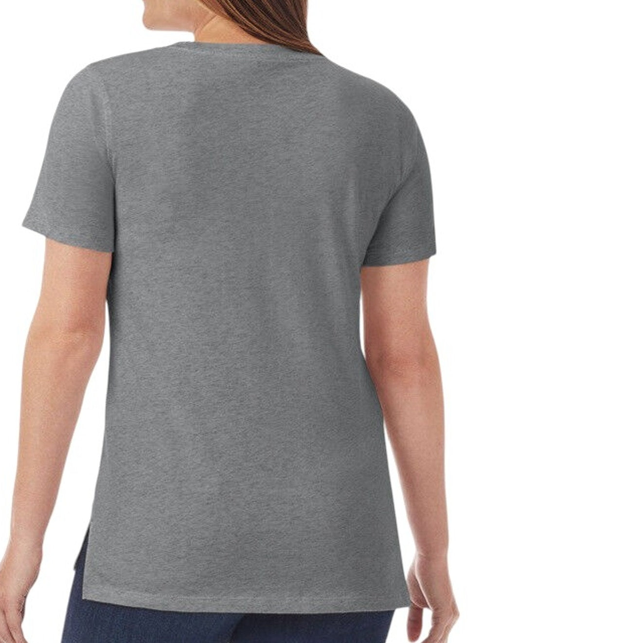 Member's Mark Medium Relaxed Moisture Wicking S/S Active Tee, Heather Gray