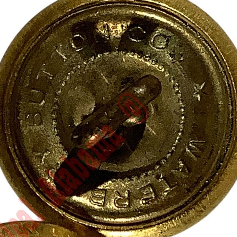 2-PK (Mid Century), Waterbury Co. Brass Buttons w/ Eagle Seal, 5/8"D