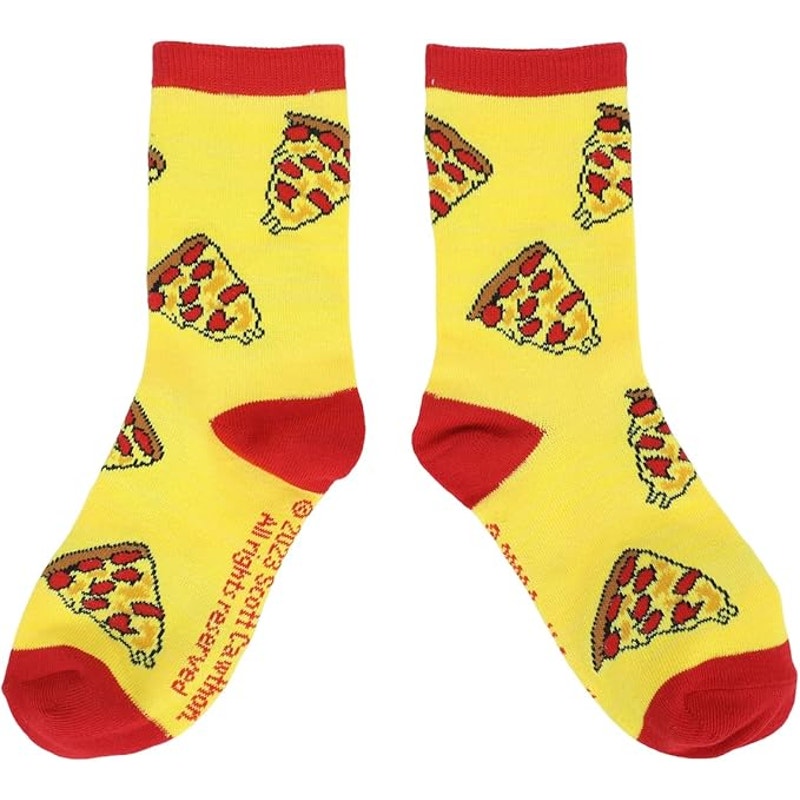 Five Nights At Freddy's Pizza Party Youth 3-Pair Crew Socks – Multicolor