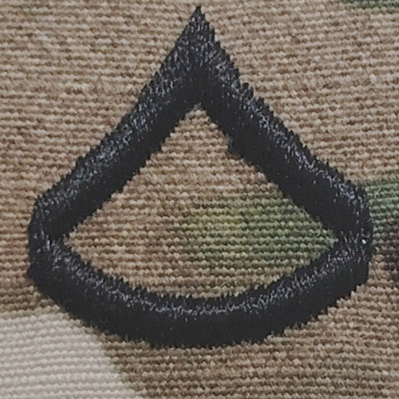 U.S. Army Private PV2 E-2 Device Patch Scorpion W2, 2"×2" Hook(-N-Loop)